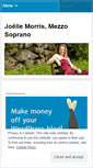 Mobile Screenshot of joellemorris.com